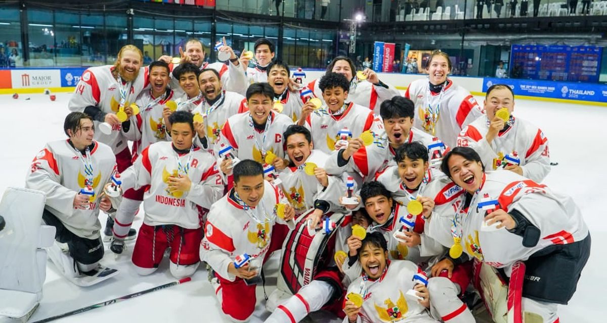 Tim Nasional Hoki Es Indonesia Sabet Kemenangan Perdana 5-2