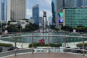 Skydeck Halte Bundaran HI Jadi Buruan Foto Estetik Di Jakarta