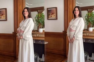 Anne Hathaway Tampil Dengan Gaya Maternity Yang Tetap Elegan