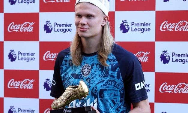 Erling Haaland Raih Sepatu Emas Eropa Usai Cetak 42 Gol