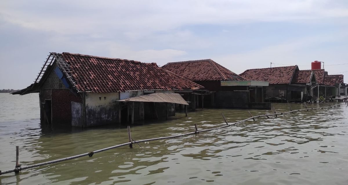 Ratusan Rumah Di Semarang Dan Demak Terendam Air Laut